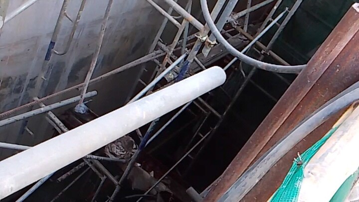 leak side of the water tank...