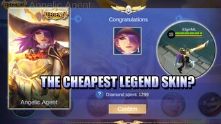 THE CHEAPEST LEGEND SKIN?? 😲 HOW TO JOIN LESLEY'S ANGELIC AGENT EVENT IN MLBB