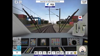 200km/h vs stopping Palwal station with Train 18 in Indian Train Simulator