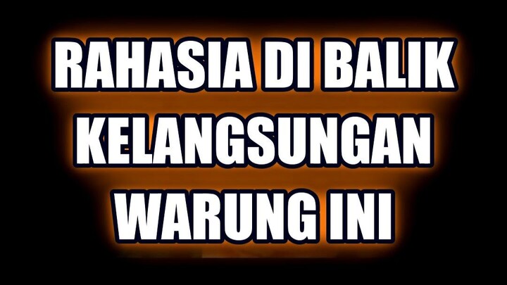 🔥 RAHASIA DI BALIK KELANGSUNGAN WARUNG KAKI LIMA INI!