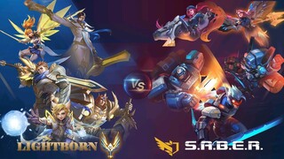 LIGHTBORN SQUAD VS S.A.B.E.R SQUAD - SIAPAKAH SQUAD TERBAIK PILIHAN MU? MOBILE LEGENDS