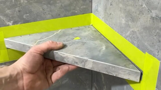 浴室置物架的制作方式