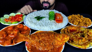 SPICY FULL FISH CURRY, PRAWN CURRY, PABDA FISH CURRY, FISH EGG FRY, RICE MUKBANG EATING| #LiveToEATT