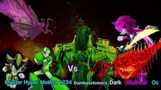 Team Master Hyper Shinobu 1234 Vs Dumbasstower's/Dark Midfield Oc Master HM 1234 Gu