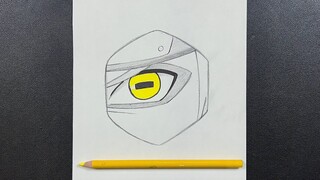 Easy sketch || how to draw Naruto’s eye step-by-step