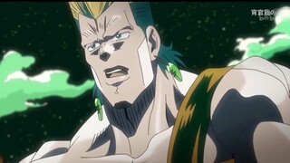 (burning, knife) My name is J.P. Polnareff