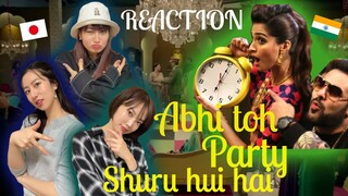 Japanese girls Tamakake reacts to 'Abhi Toh Party Shuru Hui Hai' FULL VIDEO Song | Khoobsurat | Bads