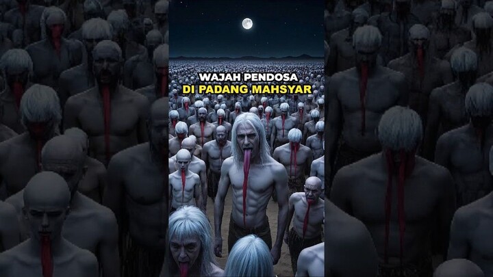 Gambaran Mengerikan Wajah Pendosa di Padang Mahsyar, Naudzubillah! #feedshort