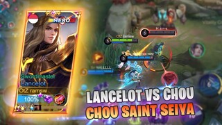 LANCELOT VS CHOU SAINT SEIYA, SOLO RANK TOP GLOBAL LANCELOT