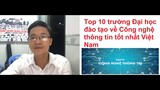 Top 10 trường Đại học đào tạo về Công nghệ thông tin tốt nhất Việt Nam