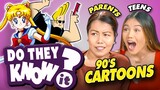 Do Teens and Parents Know Forgotten 90s Cartoons?