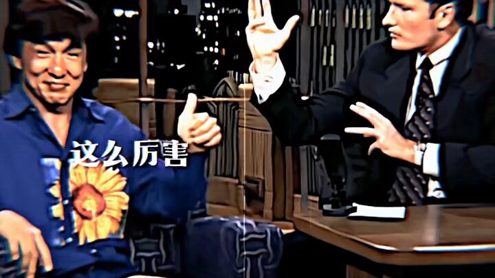 Jackie Chan’s smile: Life and death hang in the balance.