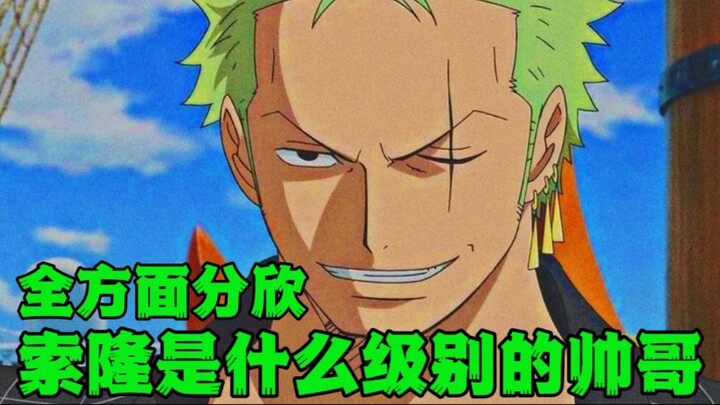 [Comprehensive Analysis] What level of handsome is Zoro in the One Piece world?