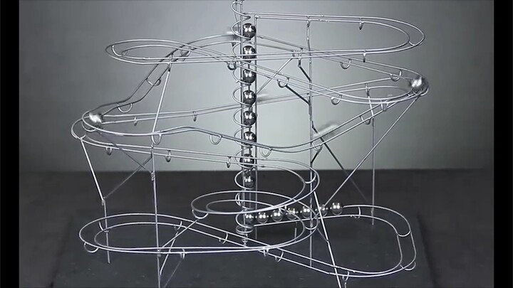 DIY Steel Ball Loop Track