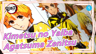 [Kimetsu no Yaiba] 12 Agatsuma Zenitsu?? Gambar Karakter di  Kimetsu no Yaiba dengan gaya Zenitsu_1