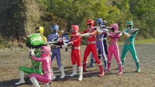 siêu nhân tổng hợp - siêu nhân xe lửa vs siêu nhân điện long