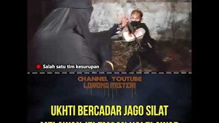 UKHTI BERCADAR JAGO SILAT MELAWAN PRIA YANG SEDANG KESURUPAN #shorts