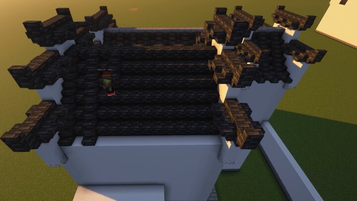 [Minecraft] A simple and beautiful Chinese courtyard that can be used as a survival base!