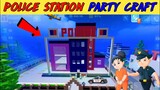 Made a new police station inside school party craft