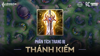 PHÂN TÍCH TRANG BỊ THÁNH KIẾM