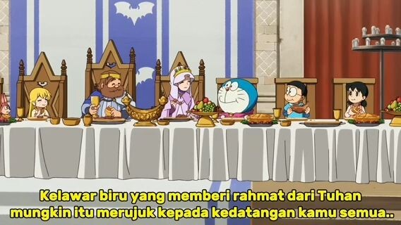 Doraemon : Art world tales Malay subtitles part 4
