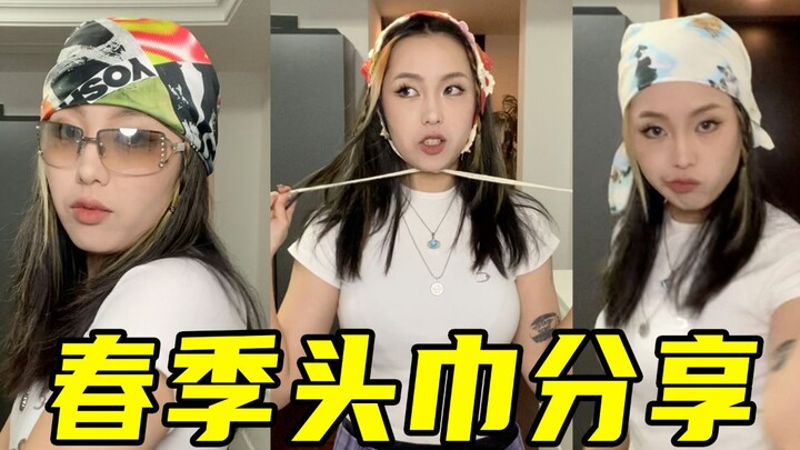 Chia sẻ khăn quấn đầu tôi sẽ đeo khi đi Coachella (thực ra là chưa đi)