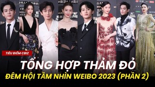 ĐÊM HỘI TẦM NHÌN WEIBO 2023: TỔNG HỢP THẢM ĐỎ (PHẦN 2)