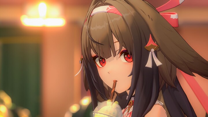 เสี่ยวกวงมองกล้อง ถ่ายรูปกันเลย~