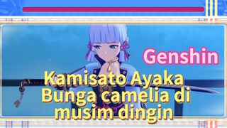 Kamisato Ayaka Bunga camelia di musim dingin