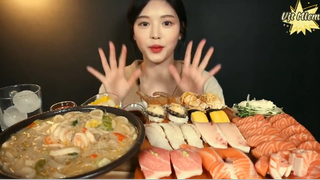 Mì hải sản Nagasaki, sushi thập cẩm phần 1 #anngonmoingay