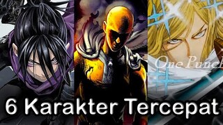 6 Karakter TERCEPAT Di One Punch Man