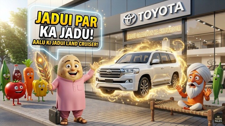 Aalu Ko Mila Jadui Par! 🪄✨ | Magical Land Cruiser & GoldJadui Par Ne Badli Aalu Ki Kismat! 😂 | Fun