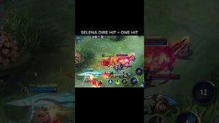 selena roam dire hit = one shot #mlbb #mobilelegends #selenamlbb #liantv