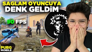 SAĞLAM RAKİBE DENK GELDİM!! 90FPS!! | PUBG MOBİLE