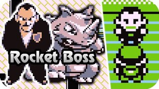 Pokémon Red & Blue : All Rocket Boss Giovanni Battle (HQ)