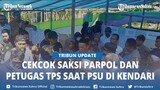 Pengurus Gerindra Ribut dengan Petugas TPS 01 Wawombalata Kendari Gegara Satu Pemilih Belum Nyoblos