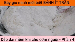 Cách làm Bánh Ít Trần khi cho cơm nguội #4