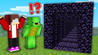 Mikey and JJ Found this SECRET PORTAL in Minecraft - Maizen