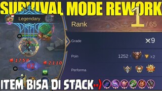 REWORK SURVIVAL MODE JADI LEBIH KEREN! ITEMNYA BISA DI UPGRADE JADI BINTANG 3 ! AUTO JADI IMBA!!!