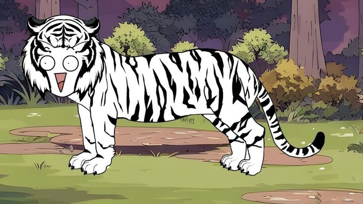 "Self-disciplined Tiger Tiger" Tiger Cangnian received a gift from the pine tree, went deep into the