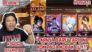 REVIEW 4 NINJA TERBARU SASUKE RINNENGGAN IDRA MITSUKI DAN SARADA DI KONOHA LEGENDS YANG WAJIB KALIAN