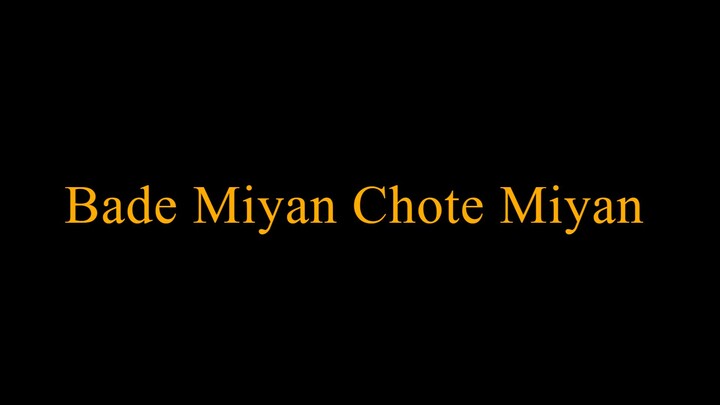 Bade Miyan Chote Miyan (2024) - Bollywood New Blockbuster Super hit Action Thriller Movie