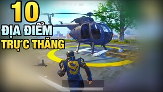 [PUBG Mobile] Tổng hợp 10 Địa Điểm Có Máy Bay Trực Thăng | Chế Độ HOẢ LỰC | T98