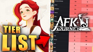 AFK JOURNEY TIER LIST!!! (pve/pvp & all content)