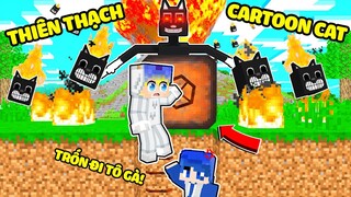 TÔ GÀ THỬ THÁCH 24H XÂY HẦM TRÚ ẨN CỰC AN TOÀN CHỐNG CARTOON CAT TRONG MINECRAFT*TÔ GÀ HẦM BÍ MẬT