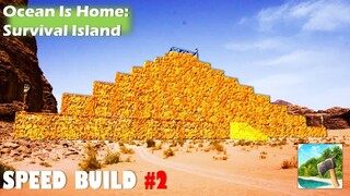 HOW TO BUILD A PYRAMID (SPEED BUILD) PART 2 | Ocean is Home