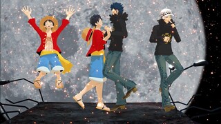 [MMD One Piece] - Law x Luffy - Posin' Meme