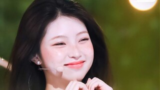 【KiiiKiii HAUM】Black long straight hair, smiling eyes, perfect face shot 250302 Inkigayo stage 'I DO