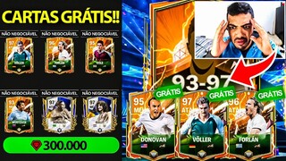 NOVA CARTA GRÁTIS PRA TODOS AGORA! 🔥 MITEI COM 300 MIL JOIAS NOS PACKS DO HERÓIS 😱 - FC MOBILE 24