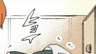 Một con chuột cầu lửa ẩn nấp khi sợ hãi